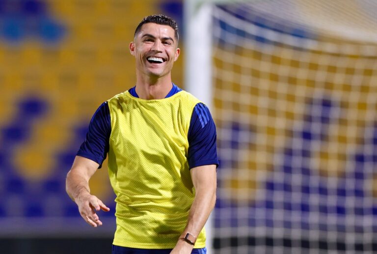 Cristiano Ronaldo smiling