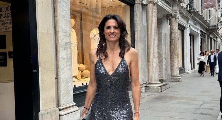 Gabriela Sabatini in beautiful dress