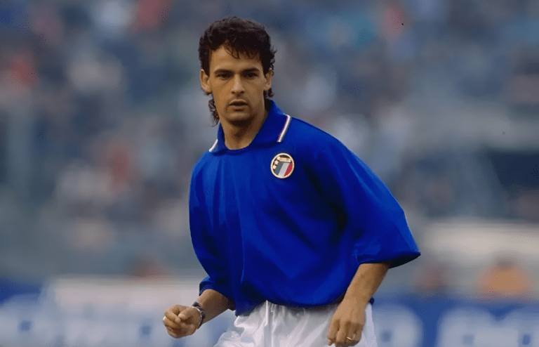 Roberto Baggio playing