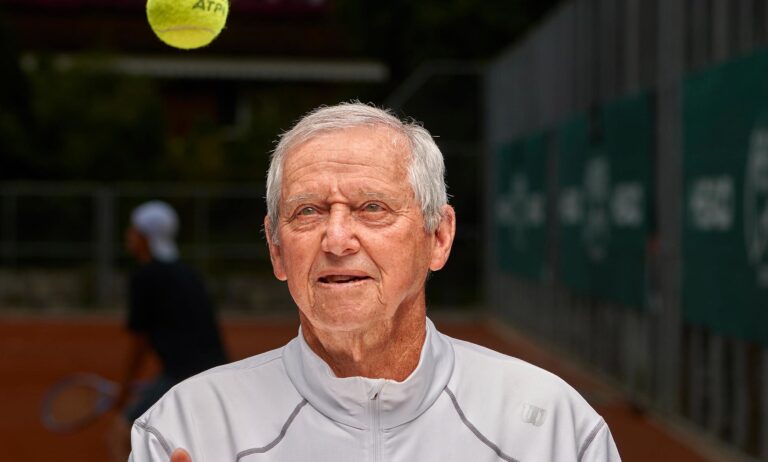 Roy Emerson smiling